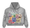 STAMPED(GRAY ZIP UP)