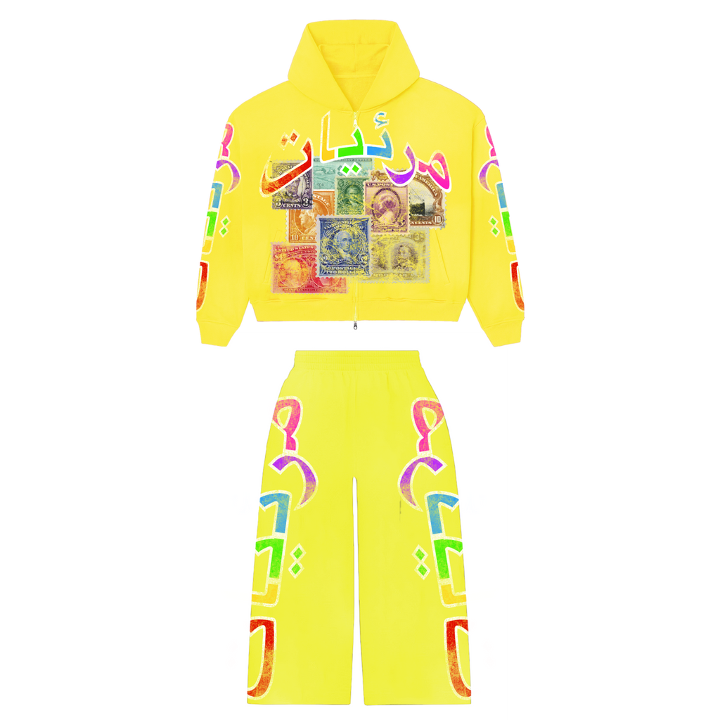 Yellow stamped set
