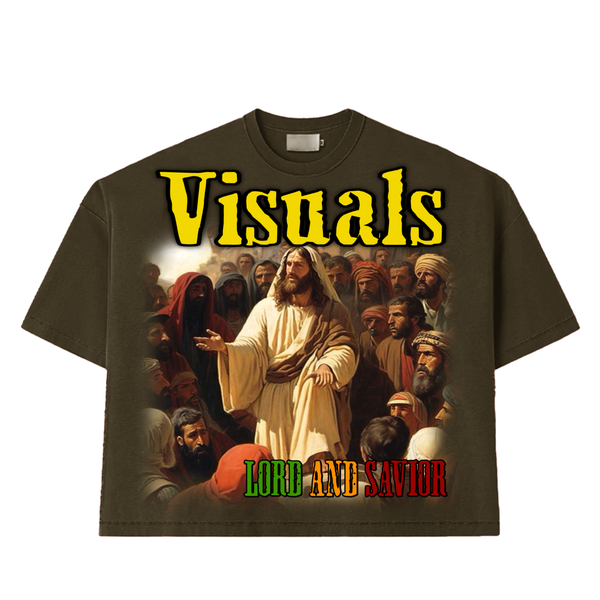 LORD AND SAVIOR SHIRT BROWN