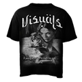 “ a painful death brings a evil spirt” black and white shirt