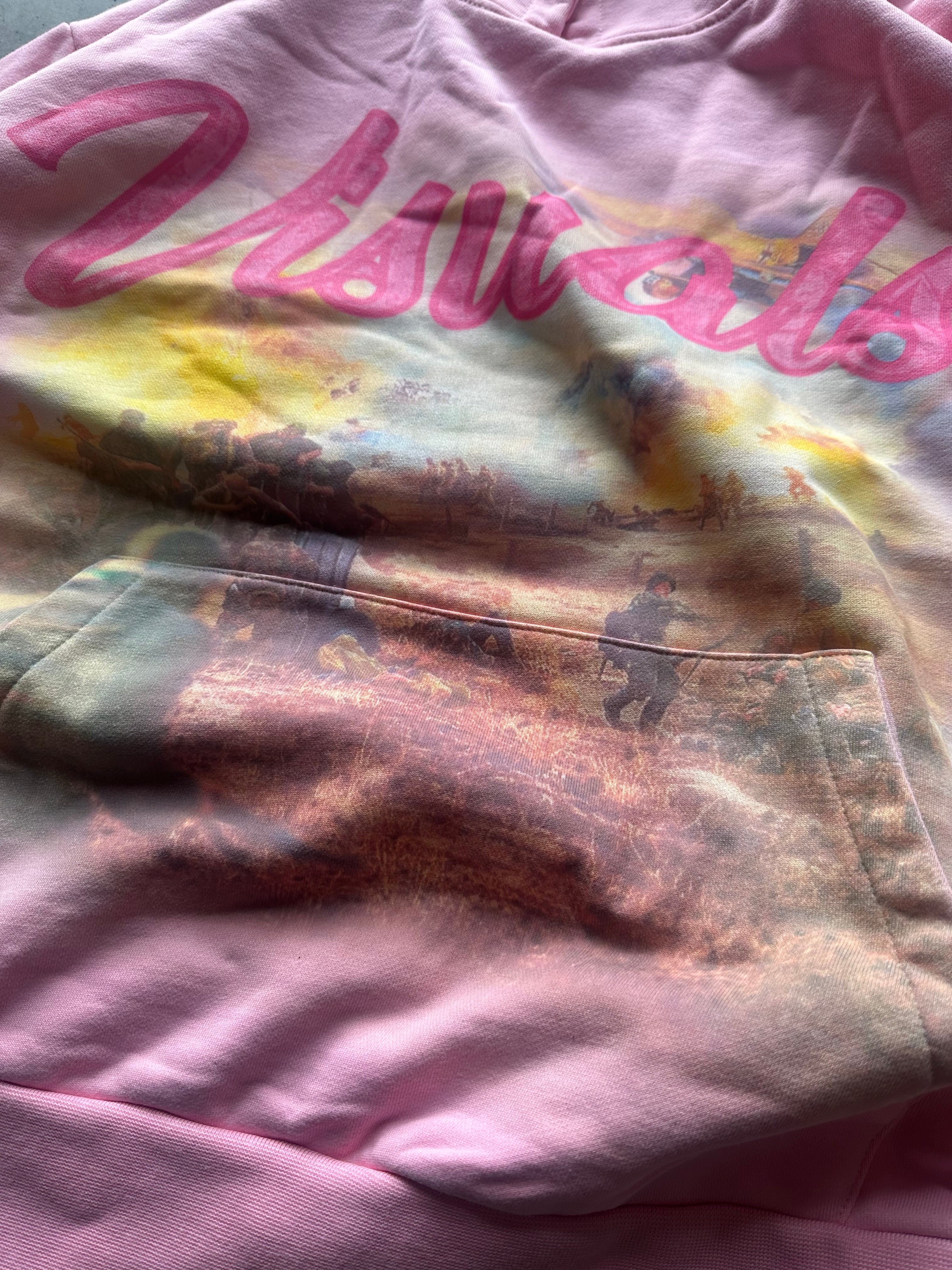 War on earth PINK HOODIE