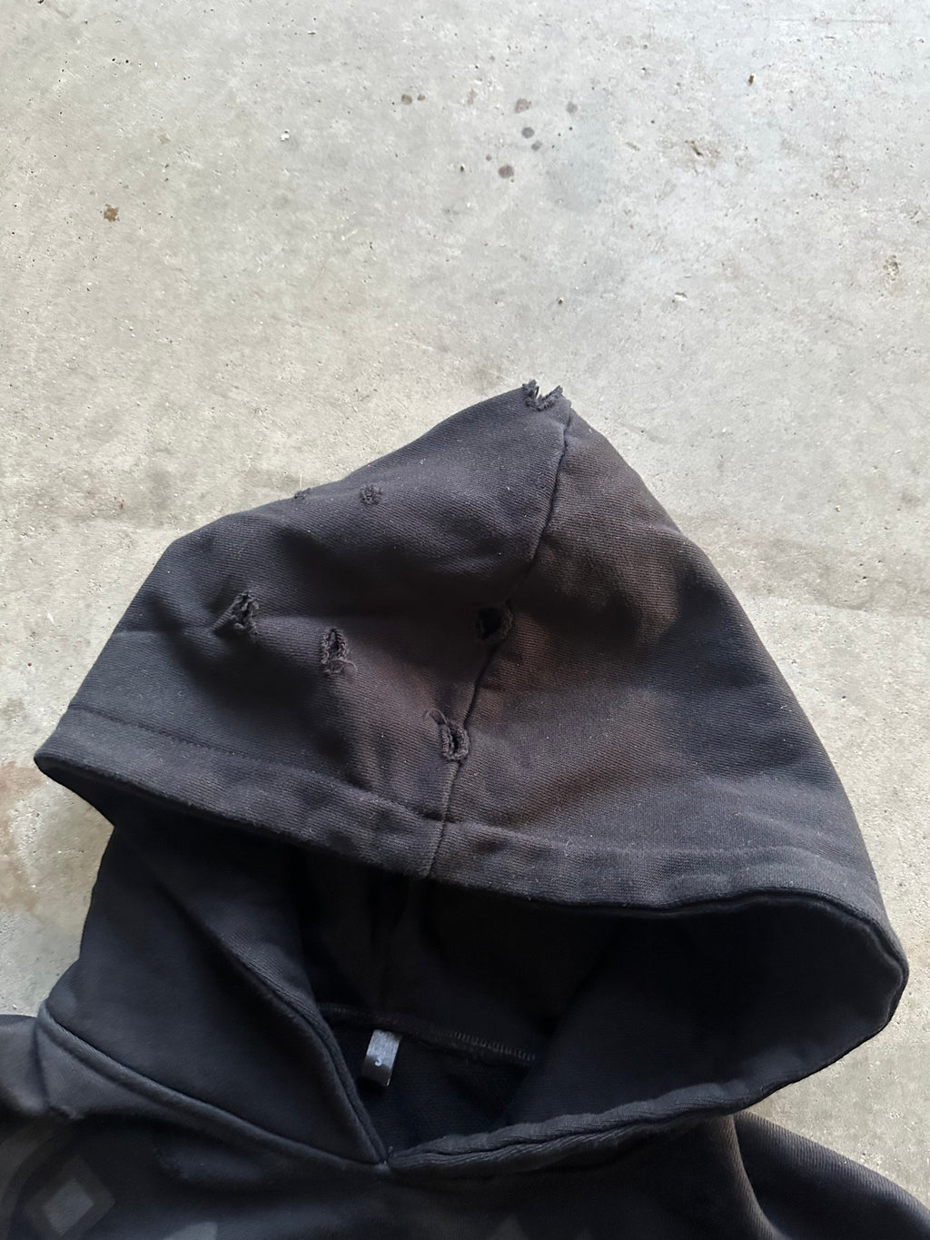 “Guardian angel” black hoodie