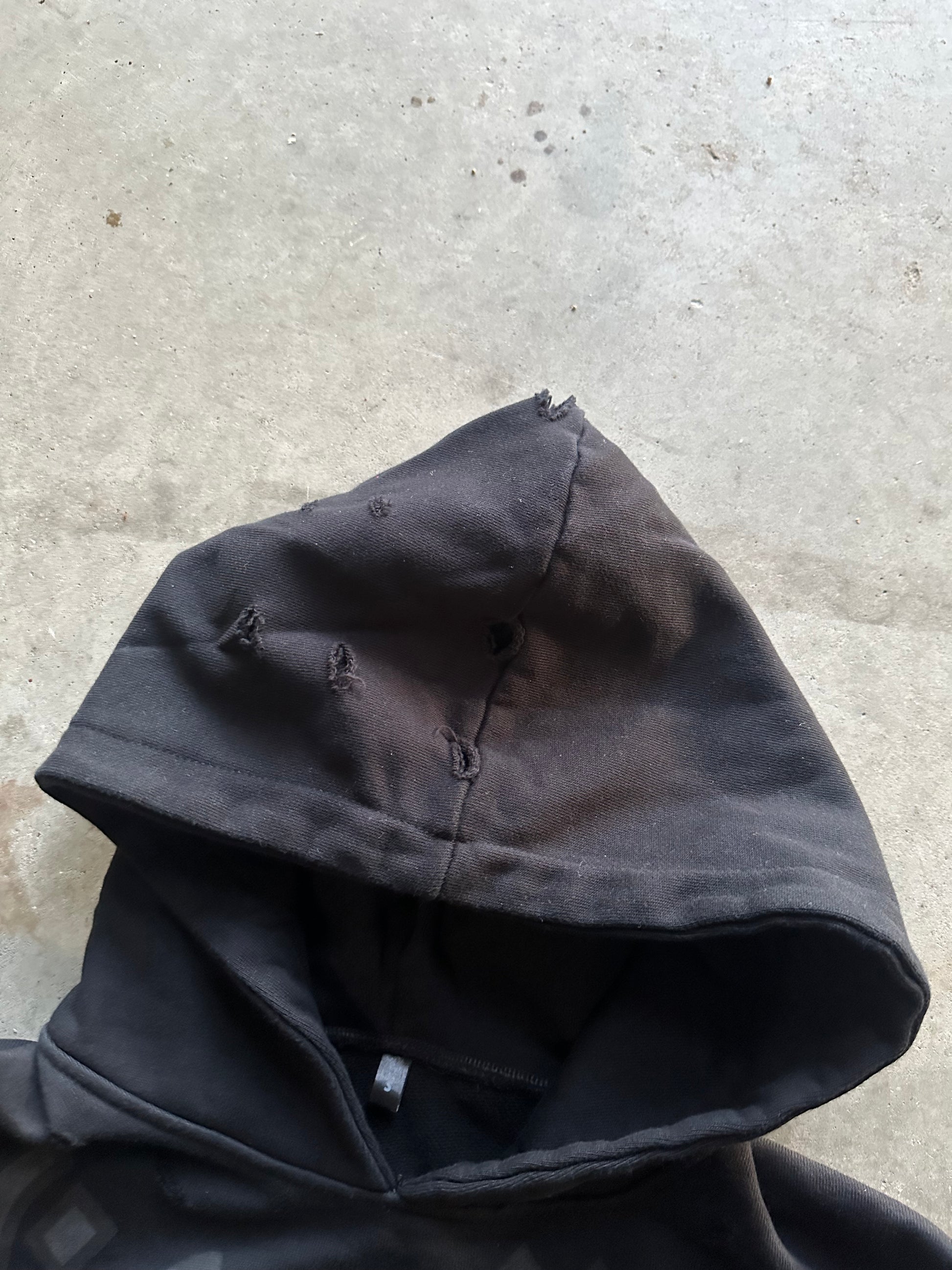 “Guardian angel” black hoodie