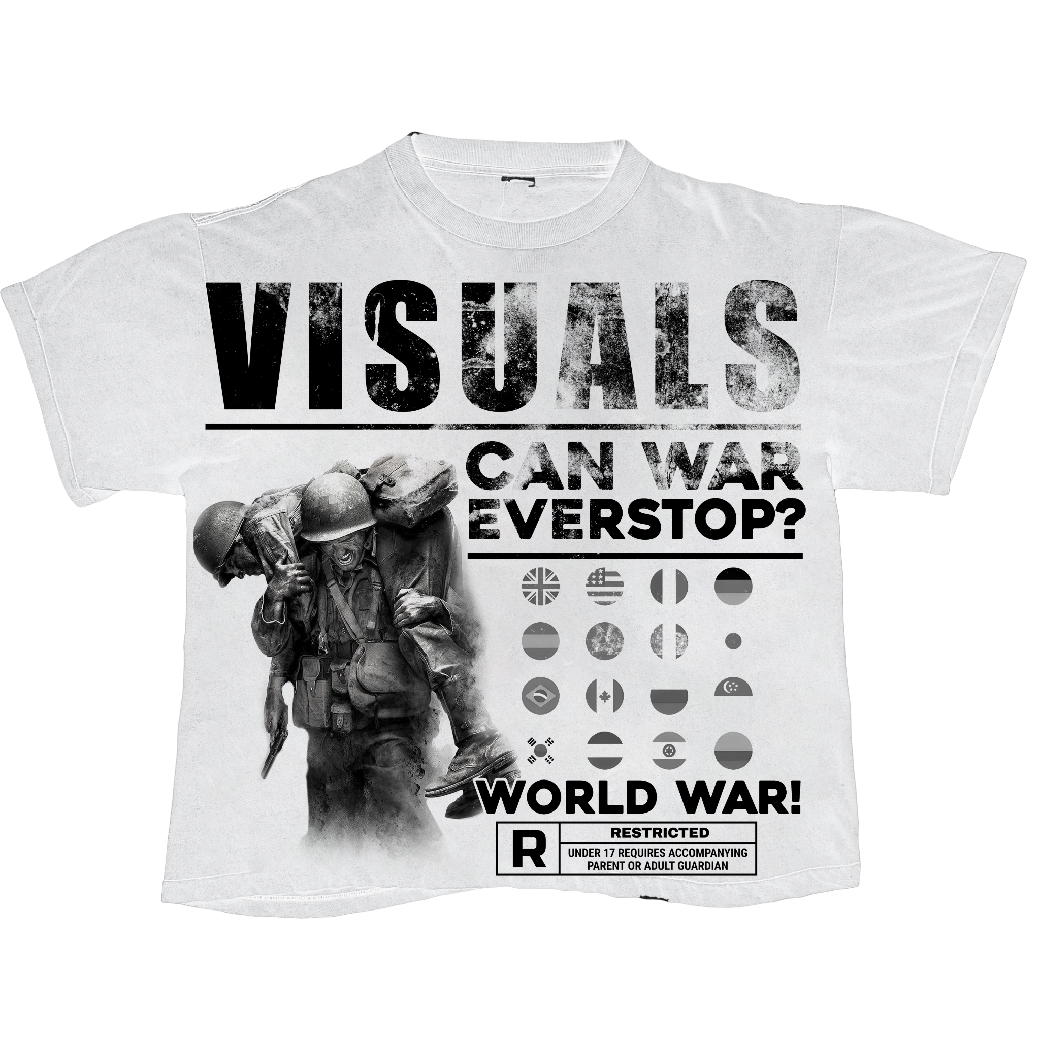 Can war ever stop tee
