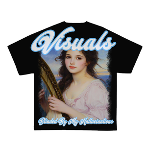 Black and light blue shirt
