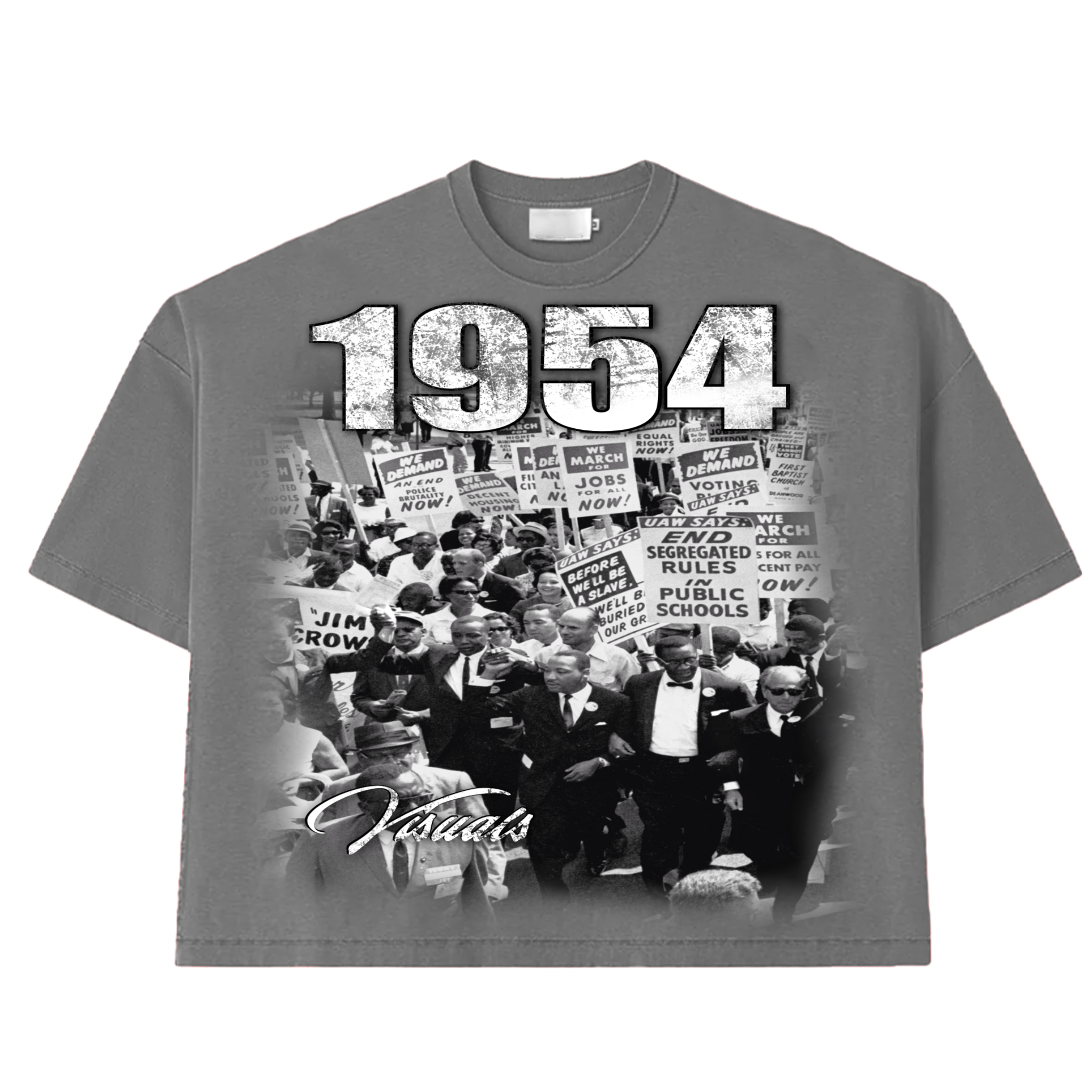 1954 CIVIL RIGHT MOVEMENT SHIRT GRAY