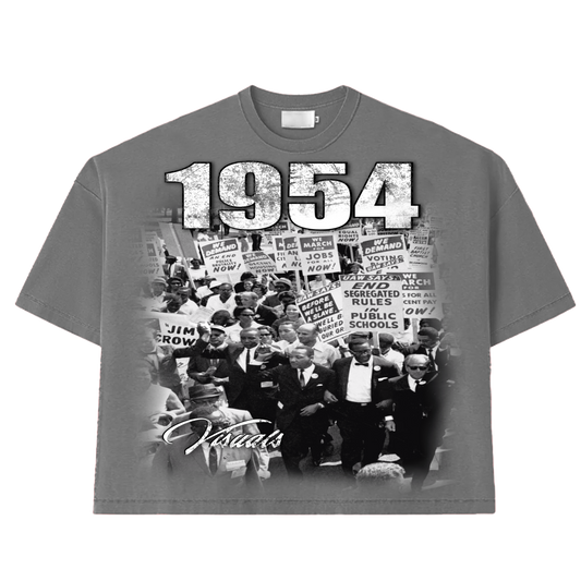 1954 CIVIL RIGHT MOVEMENT SHIRT GRAY