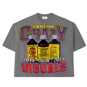 GRAY CODEINE CRAZY TEE