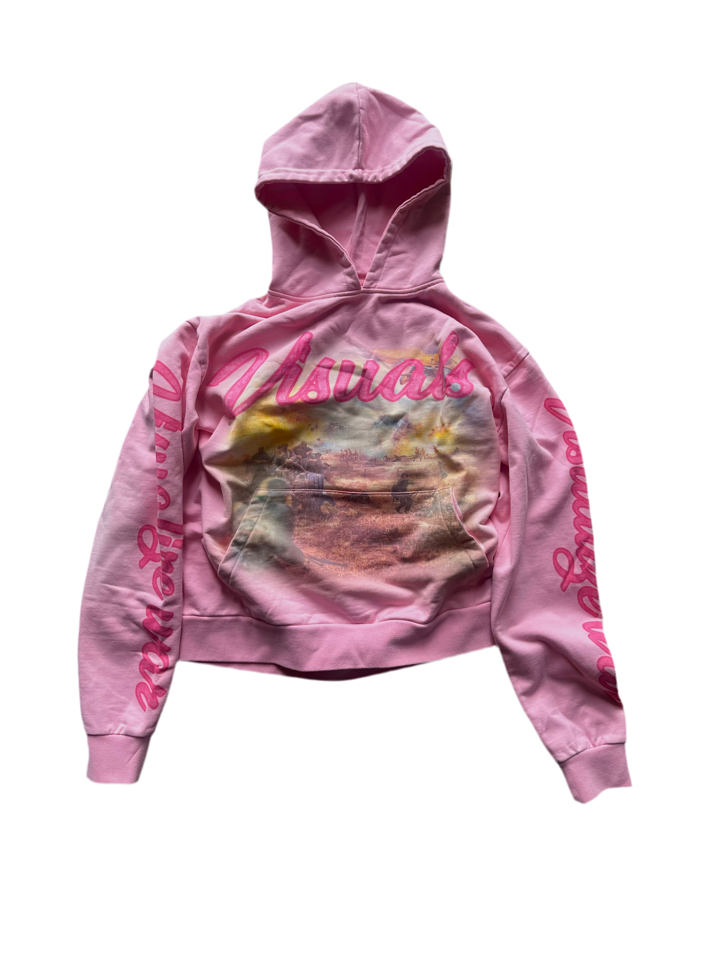 War on earth PINK HOODIE