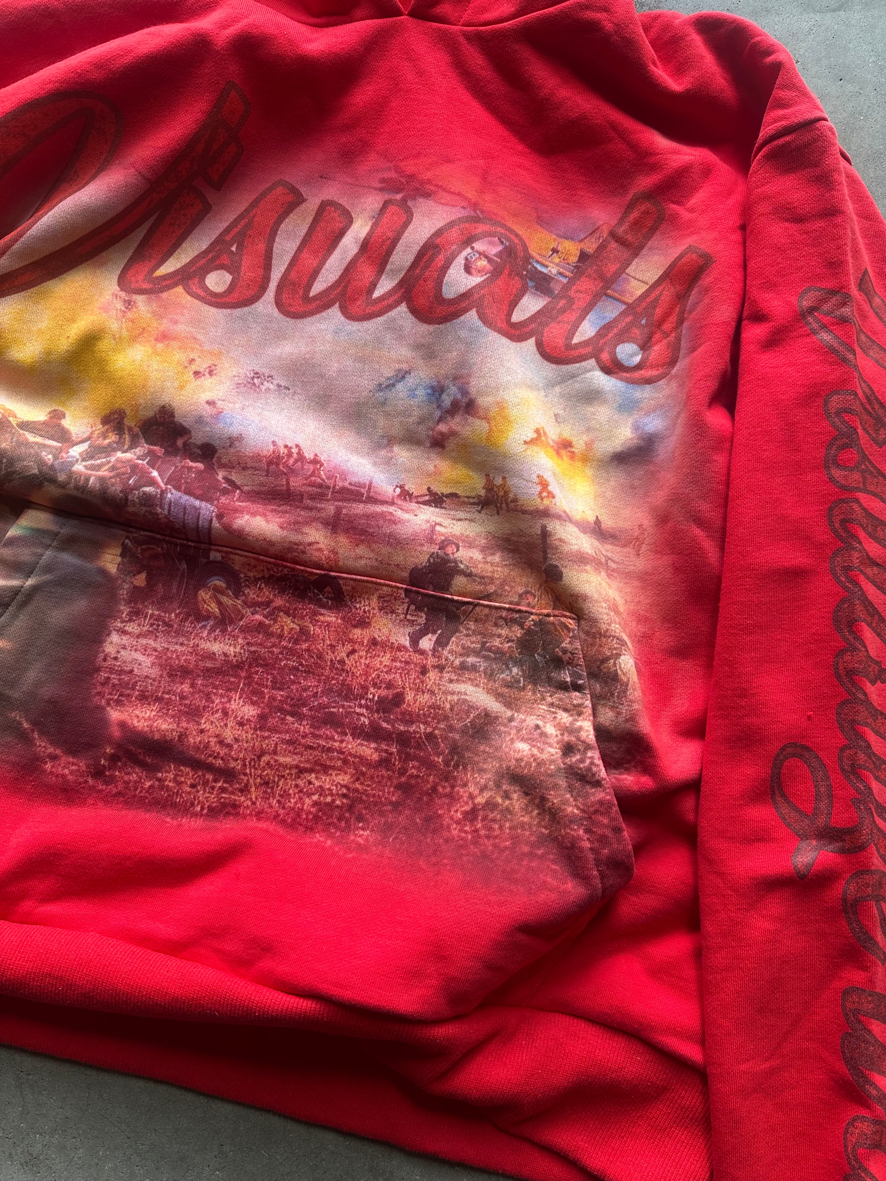 War on earth RED HOODIE