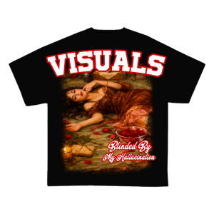 Black and red roses shirt