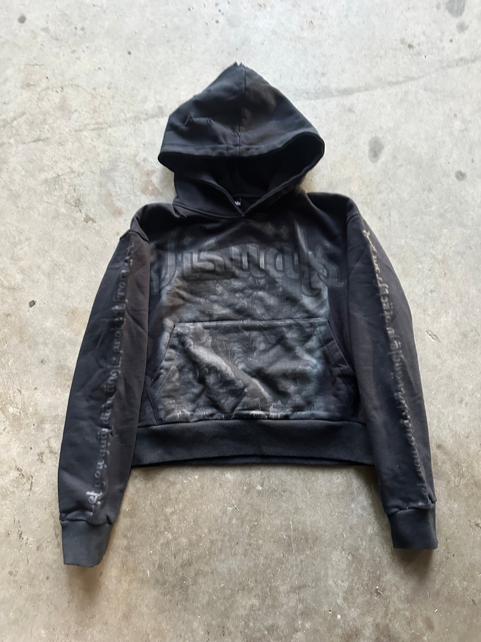 “Guardian angel” black hoodie