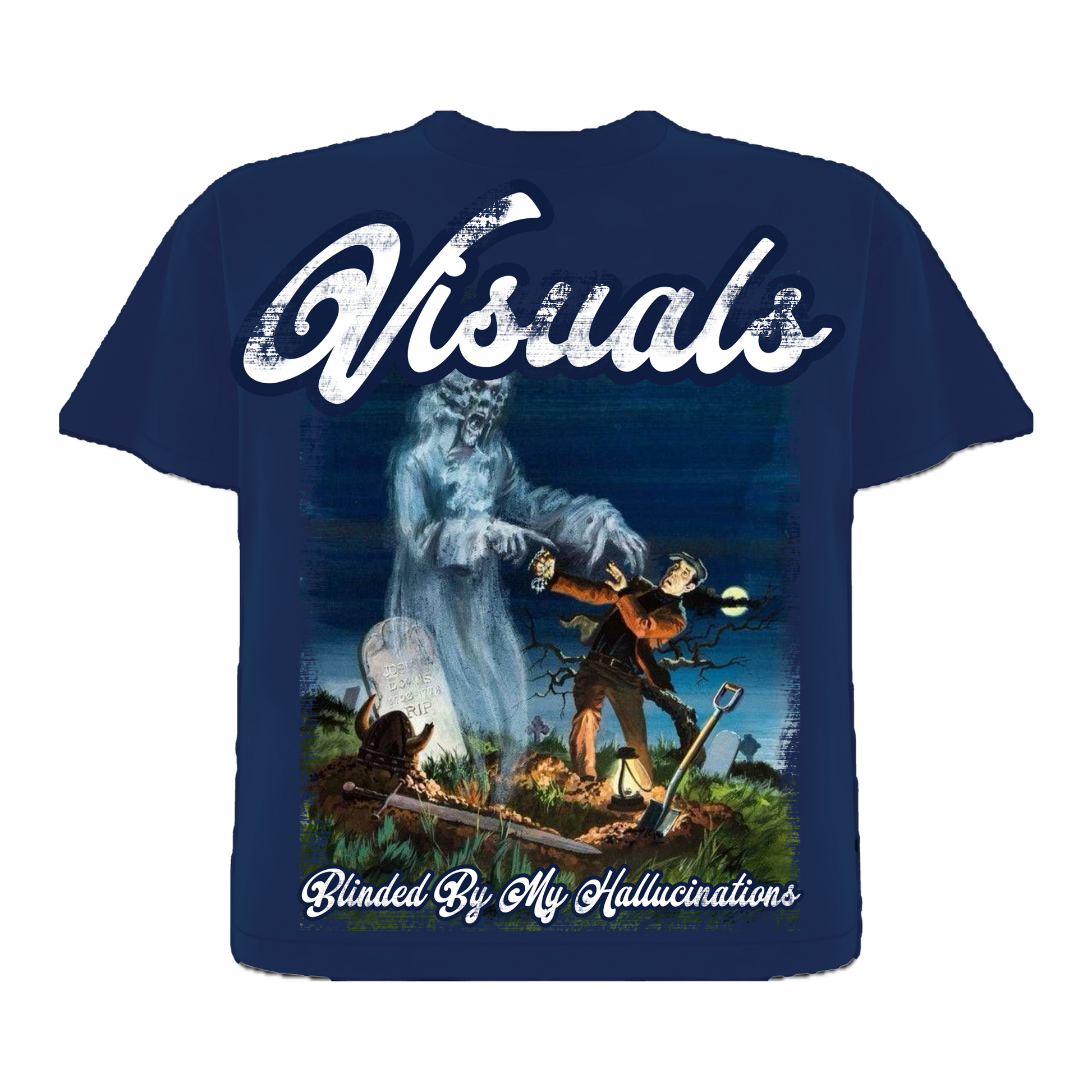 Visuals navy blue shirt