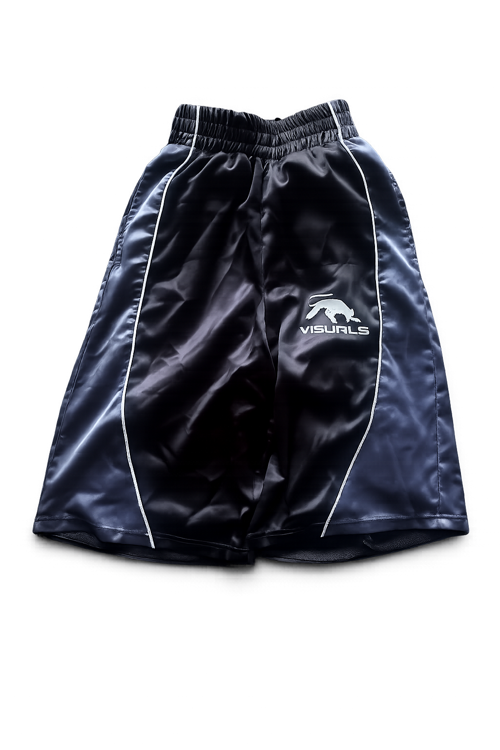 Black and gray breathable shorts