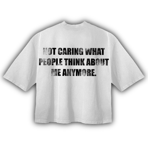 White quote shirt