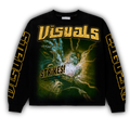 “LAB ATTACK” yellow long sleeve t shirt