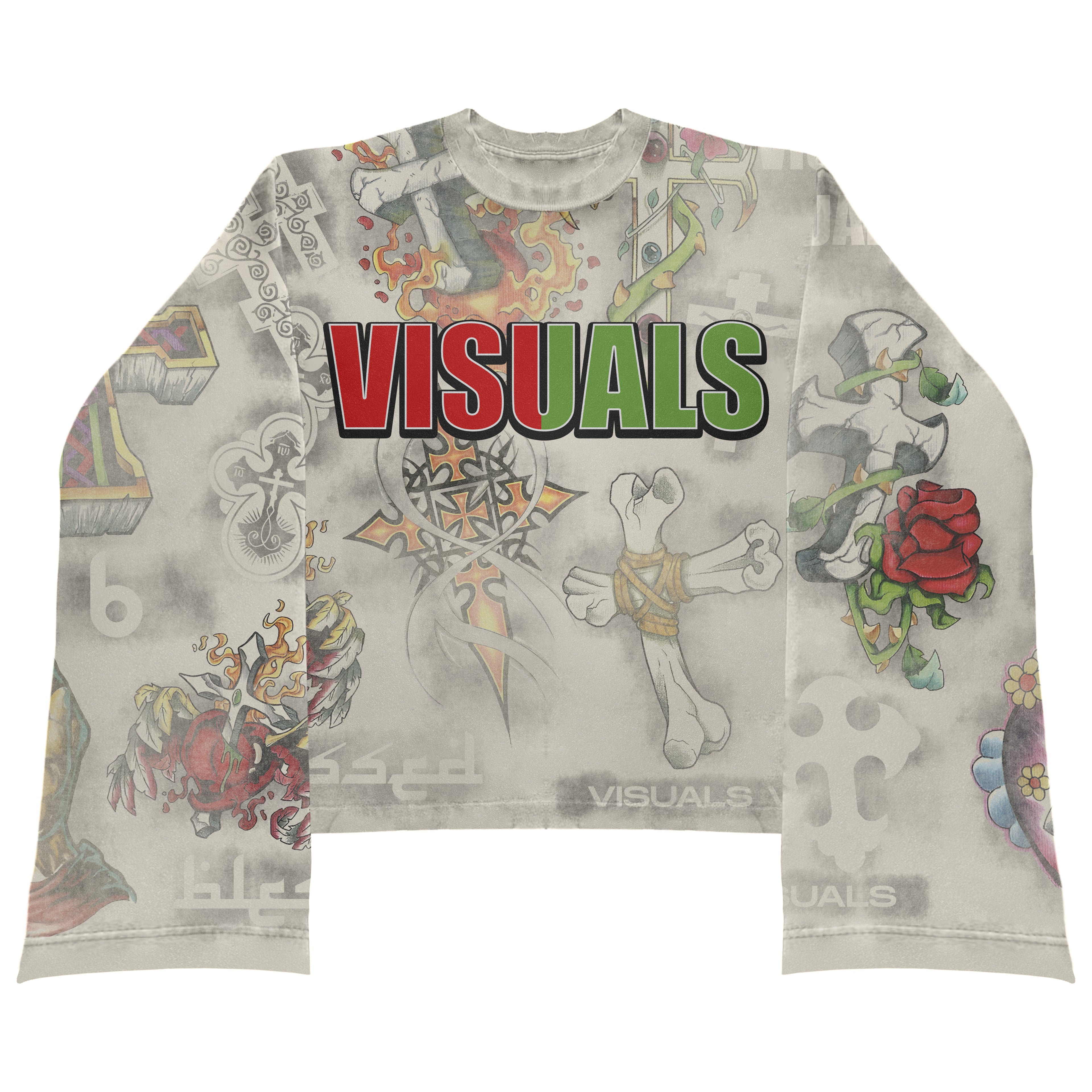 "ART WORK" WIDE LONG SLEEVE SHIRT