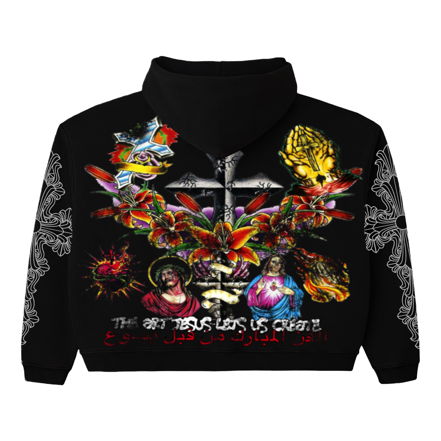 BLACK HOLY ART! HOODIE