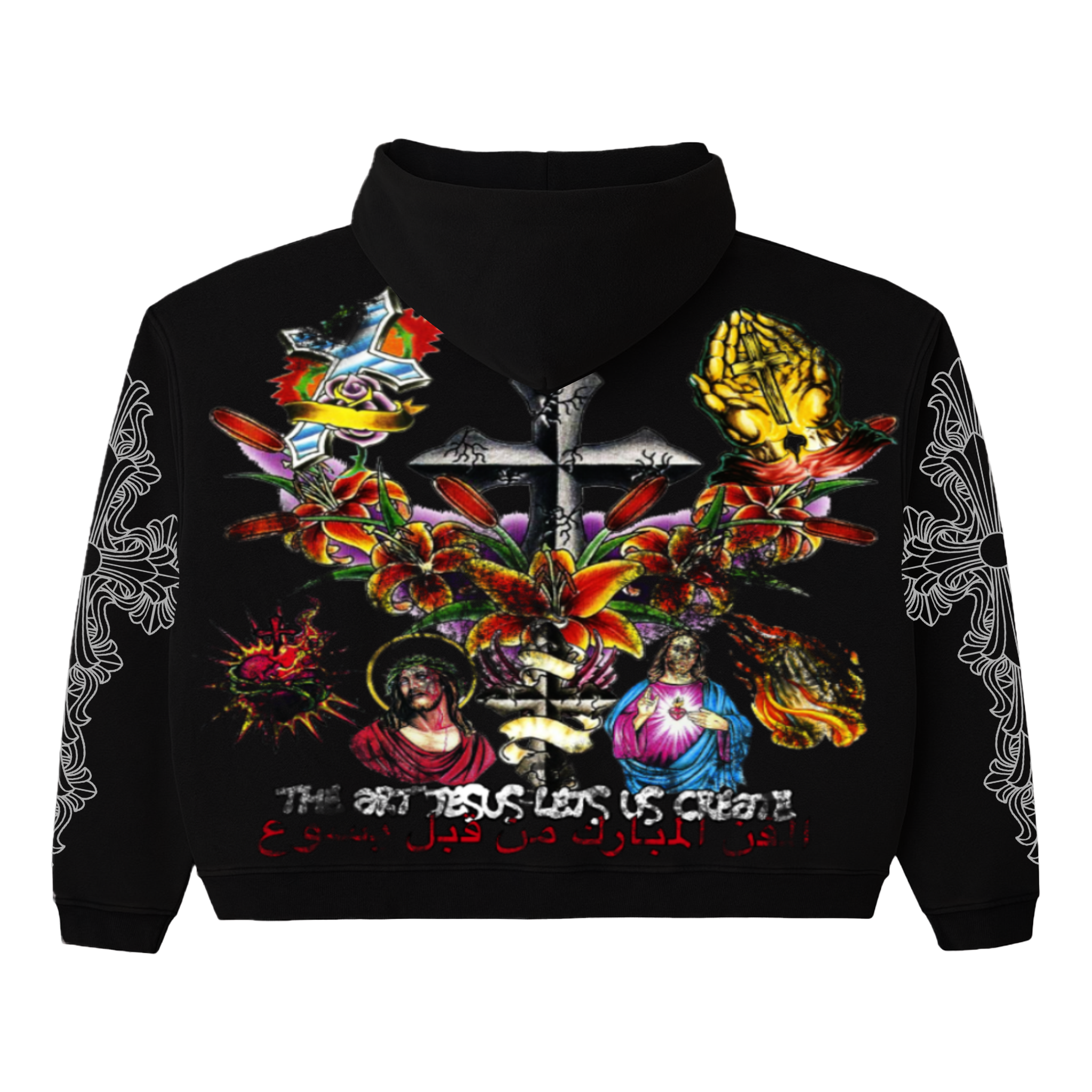BLACK HOLY ART! HOODIE