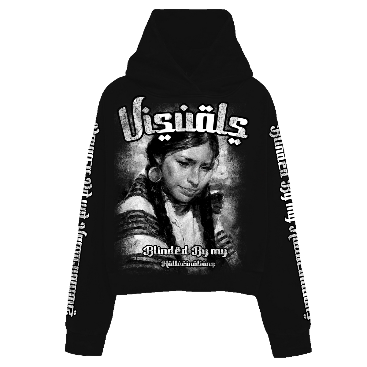 Blinded By My Hallucinations black hoodie