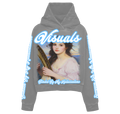 Grey and light blue hoodie